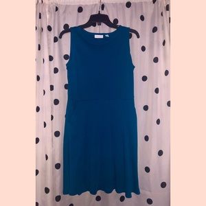 New York and Co. Sleeveless Casual Dress (Teal)